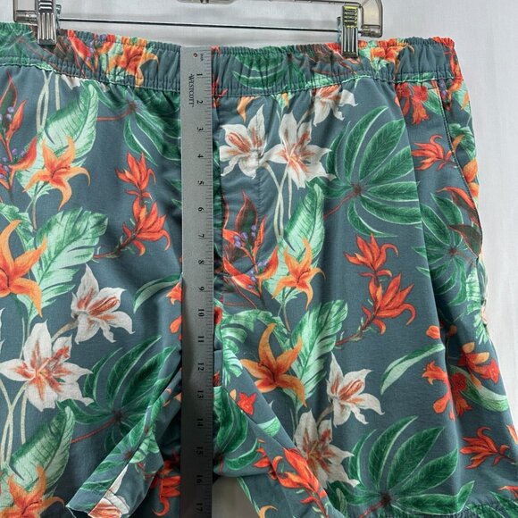 APT. 9 Shorts Mens XL Premier Flex Elastic Waist Performance 7" Tropical Green - Picture 7 of 8